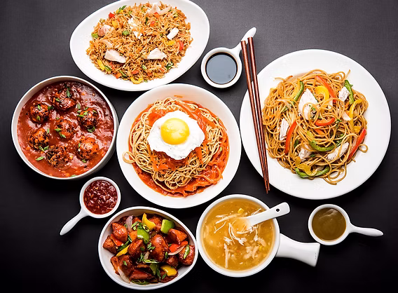 Indo-Chinese Platter
